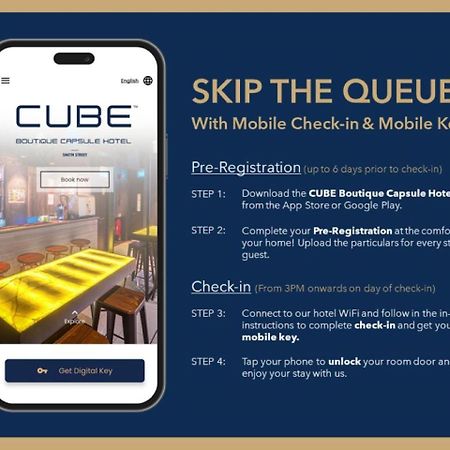 Cube Boutique Capsule Hotel At Chinatown Singapore Exterior photo